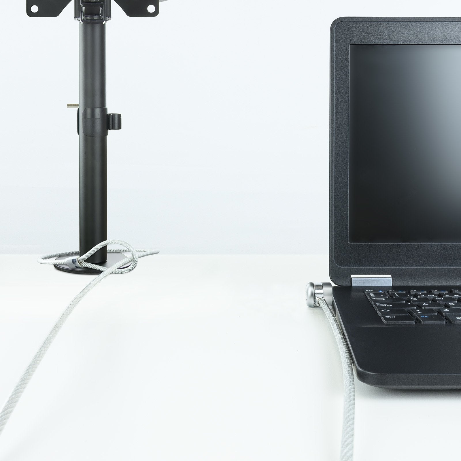 Tooq Cable De Seguridad Universal Con Llave Para Portatiles - Acero 4.5mm - Longitud 1.50m - Imagen 8