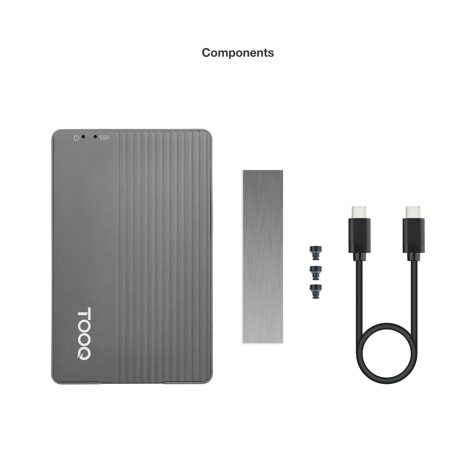 Docking Usb Tipo-C Tooq Tqe-2242g Ranura Ssd M.2 1xhdmi 1xrj45 1xusb 1xusb Tipo-C 1xlector Tarjetas 1x Jack 3.5 1xusb Tipo-C Pd - Imagen 8