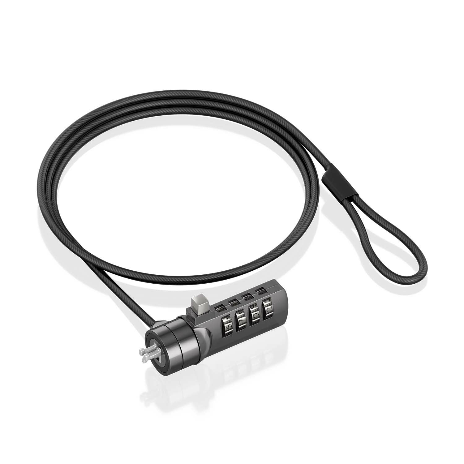 Aisens Cable De Seguridad Para Portátiles Aslk-D40n03-Bk 1.5m - Imagen 3
