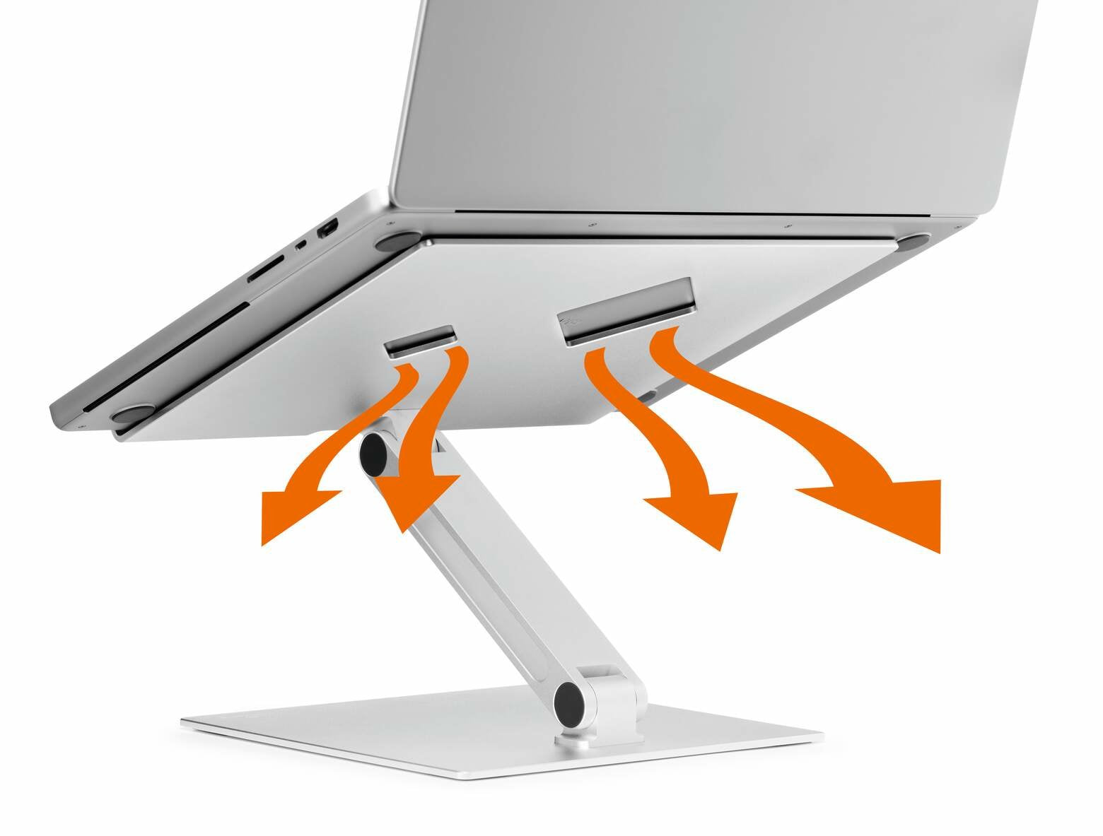 Soporte Para Portátil Durable Laptop Stand Rise Plata - Imagen 6