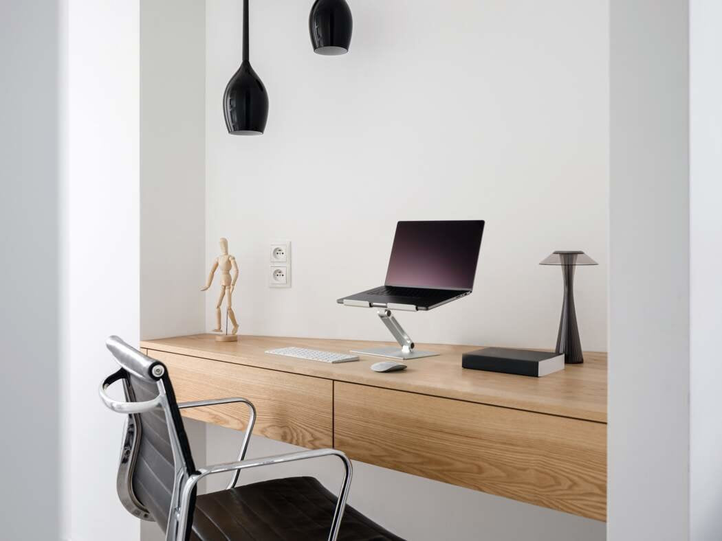 Soporte Para Portátil Durable Laptop Stand Rise Plata - Imagen 9