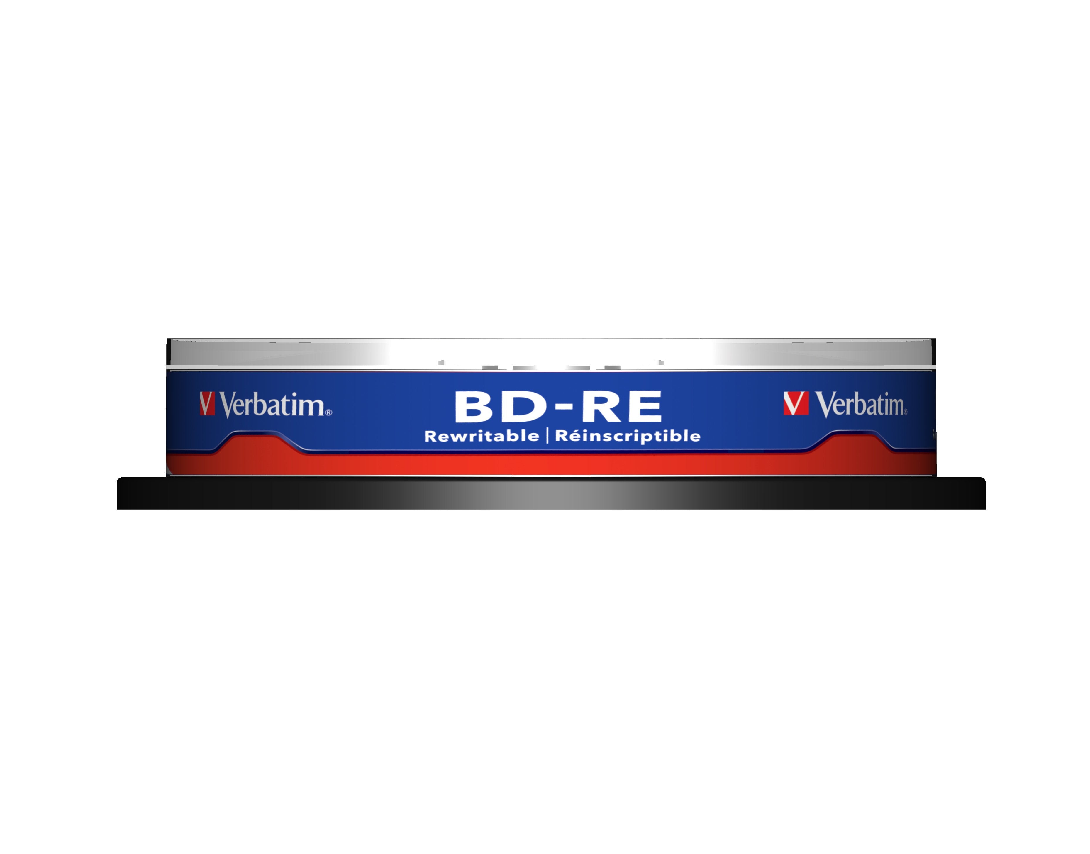 Bluray Verbatim 25gb 10pcs Bd-Re Spin 2x Single Layer