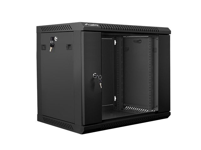 Lanberg Armario Mural Wf01-6409-10b Negro 19" 9u Ip20 600x450x501mm Hasta 60kg De Carga Accesorios Montaje - Imagen 3