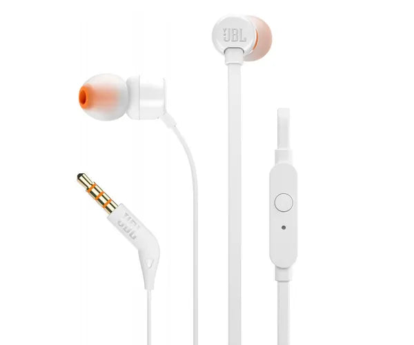 Auriculares Intrauditivos Jbl T110 Con Micrófono Jack 3.5 Blanco - Imagen 3
