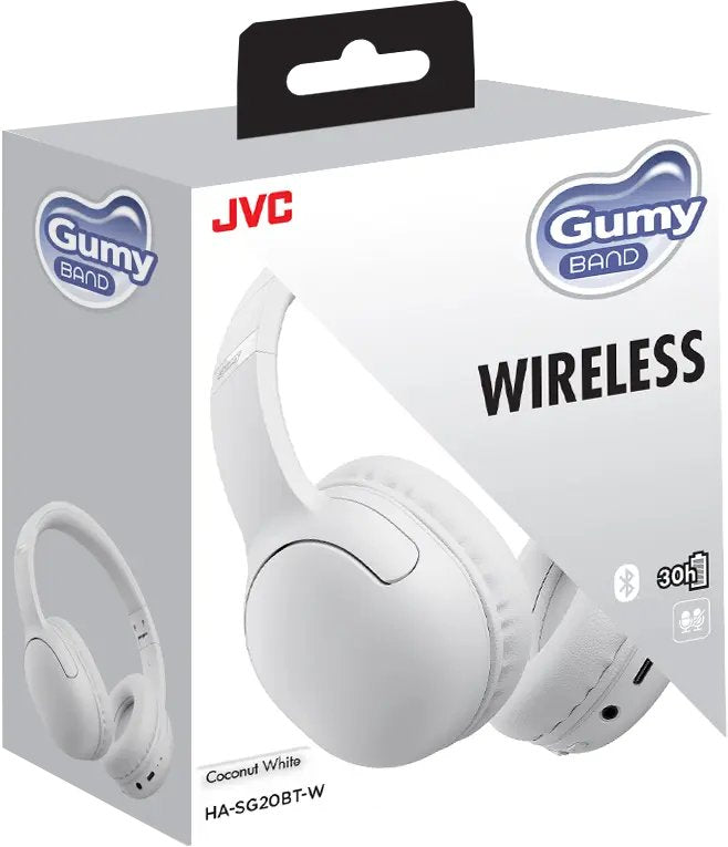 Auriculares Jvc Ha-Sg20bt-B Bluetooth Diadema, Hasta 17?H Autonomía, Diseño Plegable, Color Blanco - Imagen 4