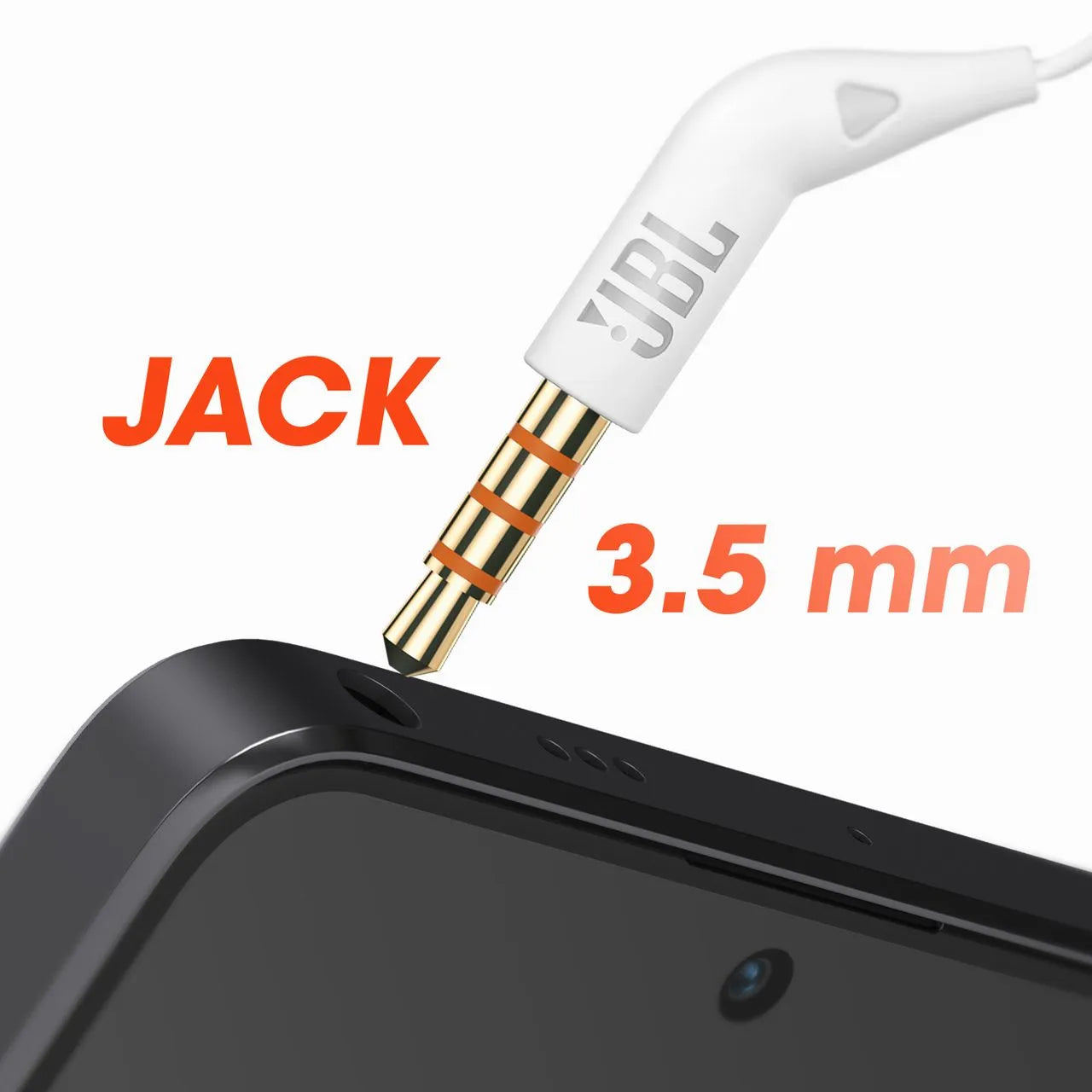 Auriculares Intrauditivos Jbl T110 Con Micrófono Jack 3.5 Blanco - Imagen 7