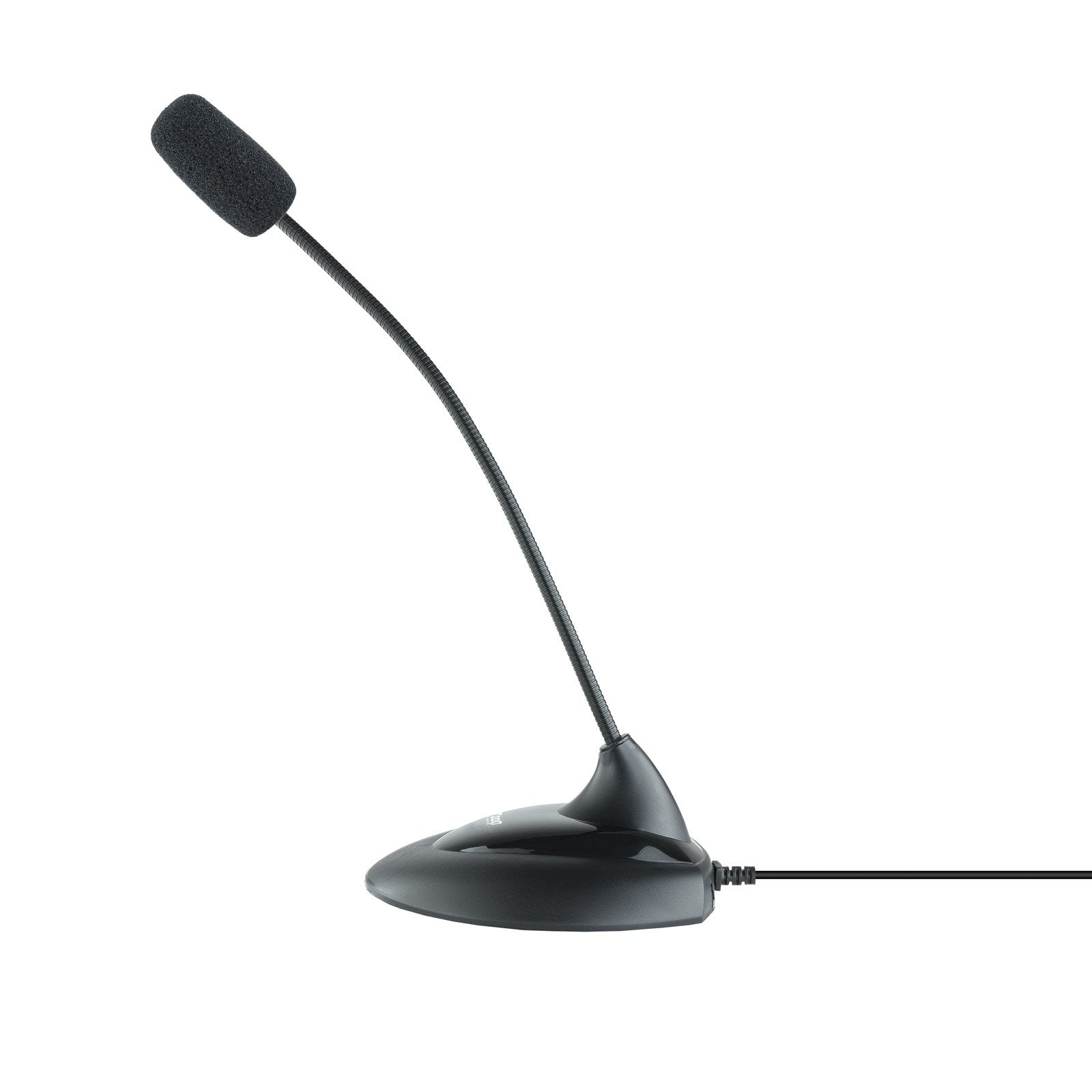 Tooq Microfono De Escritorio Flexible Omnidireccional - Interruptor On/Off - Cable De 2m - Jack 3.5mm - Negro - Imagen 2
